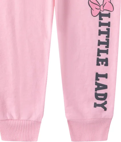 Vista 7 de Disney Minnie Mouse - Conjunto de sudadera con capucha y pantalones para bebés y niños pequeños