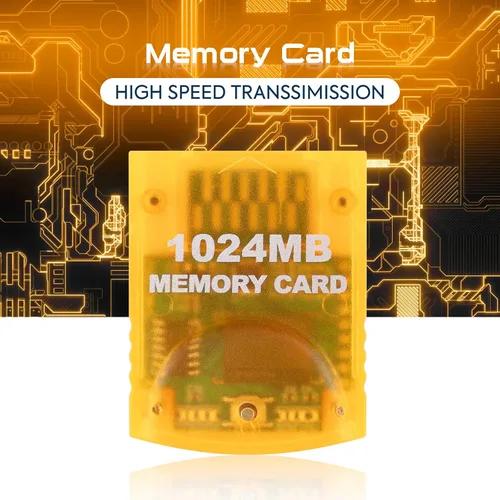 Vista 7 de Suncala Memory Card Compatible with Gamecube and Wii Console 1024MB Memory Card for Nintendo Gamecube