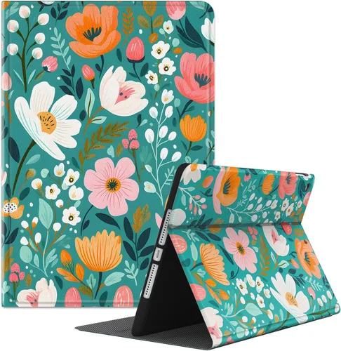Vista 9 de Funda para iPad de 9ª/8ª/7ª generación 2021/2020/2019 de 10.2 pulgadas, soporte de visión multiángulo de 10.2 pulgadas, funda Folio Smart Auto Negro