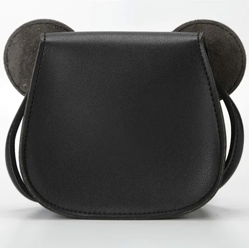Vista 4 de Ondeam Little Mouse - Bolso cruzado con lazo para la oreja bolso de hombro de poliuretano para niños y niñas