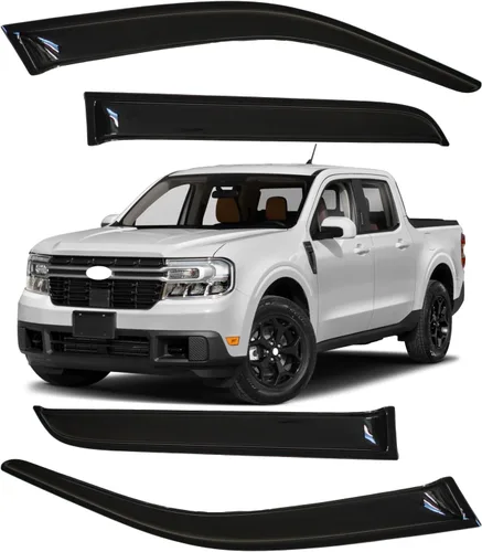 Vista 181 de Viseras para ventanas para Mazda 3 Sedán 4 puertas 2004 2005 2006 2007 2008 2009 estilo JDM Mugen, deflector de viento, protector solar y de lluvia