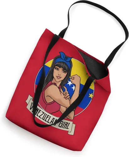Vista 2 de Venezolan Girl Venezuela - Bolsa de regalo Blanco 16 pulgadas