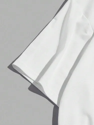 Vista 4 de GORGLITTER Camiseta de manga corta con cuello redondo y estampado de estrellas para hombre