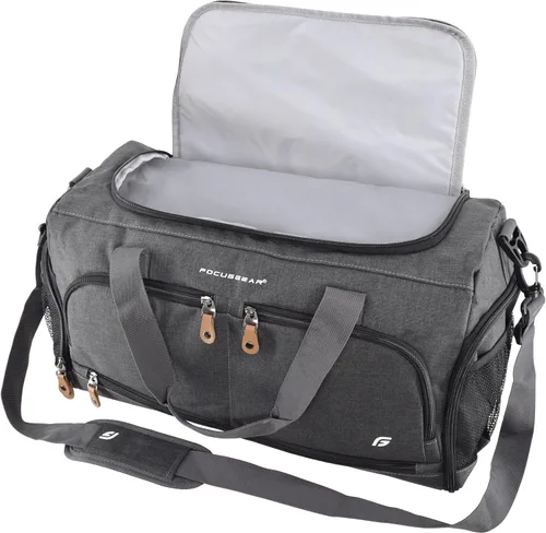 Vista 5 de Ultimate Gym Bag 2.0 La bolsa de lona duradera diseñada por Crowdsource con 10 compartimentos óptimos que incluyen bolsa resistente al agua