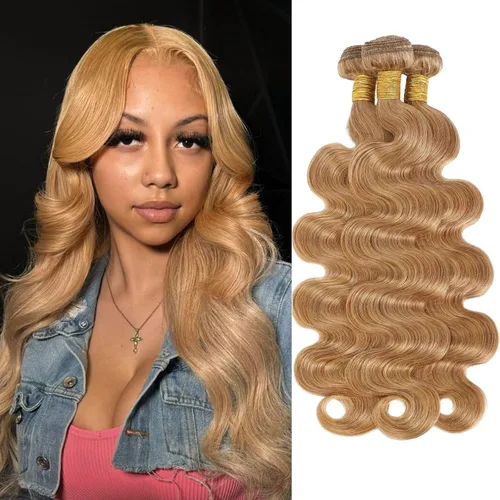 Vista 17 de 3 paquetes de cabello humano ondulado con reflejos azules, mezcla negra, 22, 24, 26 pulgadas