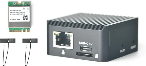 Vista 10 de NanoPi Zero2 Mini enrutador WiFi, computadora portátil GigE rápida, 1 GB/2 GB LPDDR4X RAM Rockchip RK3528A SoC, decodificador 4K H265/H264, puerto