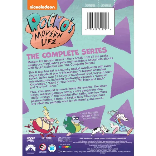 Vista 2 de Rockos Modern Life The Complete Series
