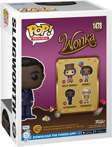 Vista 3 de Funko Pop! Movies: Wonka - Slugworth - Willy Wonka - Figura de vinilo coleccionable - Idea de regalo - Producto oficial - para niños y adultos