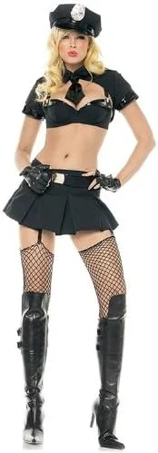 Vista 2 de Sexy disfraz de sargento adulto