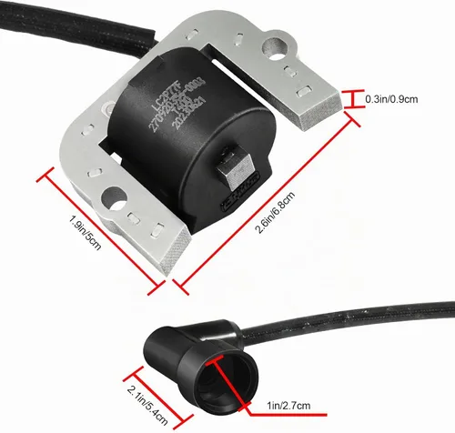 Vista 7 de 136-7883 2pcs Módulo de bobina de encendido compatible con Toro & Titan Exmark Series para cortadoras de césped de montar # 139-0720 127-9216