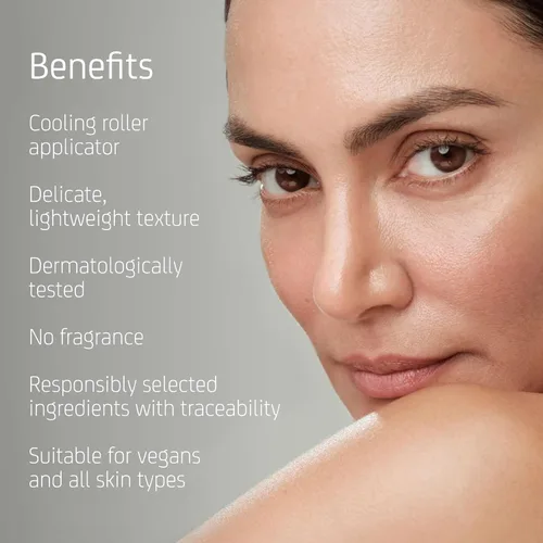 Vista 5 de Blue Lagoon Skin Science - BL+ The Eye Serum Tratamiento diario reafirmante de arrugas Cuidado de la piel sostenible y bioactivo de lujo