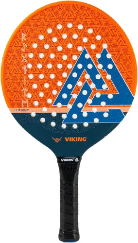 Vista 2 de Viking Re-Ignite Lite Valknut - Pala de tenis con plataforma naranja
