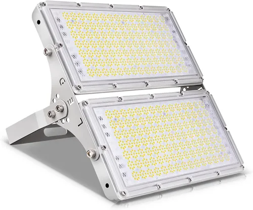 Vista 9 de Viugreum Luz de inundación LED de 100 W, 8000 lúmenes, 3000 K, blanco cálido, reflector delgado para exteriores, luces de seguridad impermeables