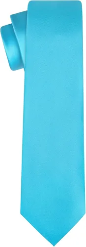 Vista 205 de KissTies Juego de corbatas de satén para hombre + pañuelo de bolsillo