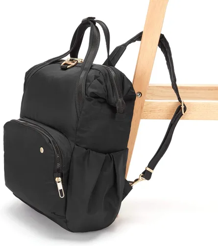 Vista 7 de PacSafe Mochila antirrobo Citysafe CX 17L para mujer, se adapta a laptop de 16 pulgadas, Negro, talla única , Citysafe Cx 17l - Mochila antirrobo