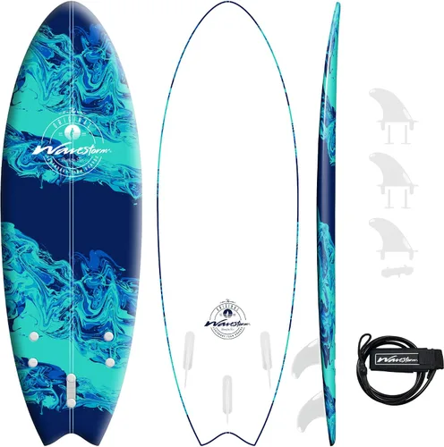 Vista 9 de Wavestorm - Tabla de surf de espuma de 5'6