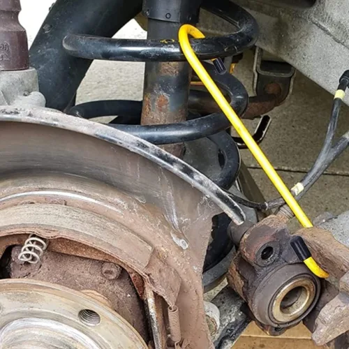 Vista 4 de Colgadores de Pinza de Freno Ganchos Colgadores de Pinza de Freno con Puntas de Goma Herramientas Automotrices para Frenado, Eje, Rodamiento