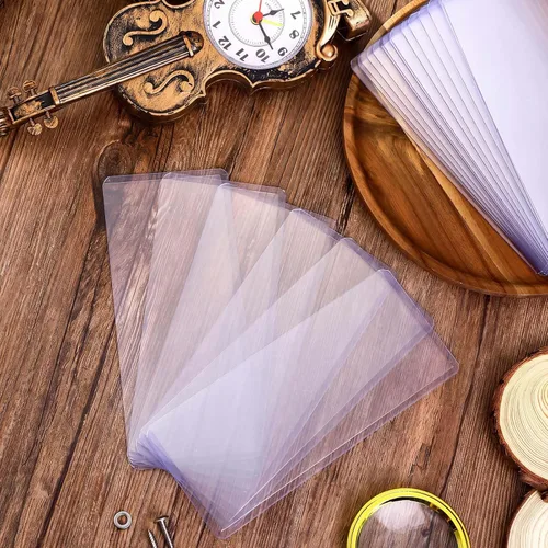 Vista 6 de Yexiya 600 soportes para billetes de dólar de PVC, fundas protectoras transparentes para billetes, 6.9 x 2.95 pulgadas