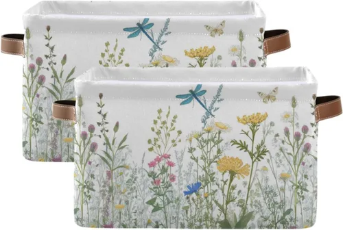 Vista 28 de Cesta Contenedor de Almacenamiento para Zapatos de Ballet, Caja de Almacenamiento Cúbica Grande de Lona Plegable Organizadora para Armario