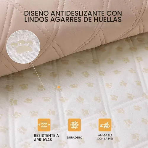 Vista 3 de Luciphia - Manta impermeable 100% para sofá con protección antideslizante para mascotas, colchoneta para sofá para perros, gatos y cachorros