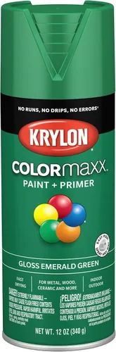 Vista 41 de Krylon K05554007 COLORmaxx Pintura en aerosol y base para uso en interiores y exteriores, color almendra satinada, 12 onzas (paquete de 1)