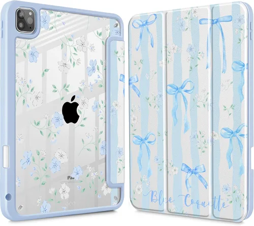 Vista 29 de May Chen Funda para iPad Pro de 11 pulgadas M2 de 4ª generación 2022, iPad Pro 11 de 3ª/2ª/1ª generación, Funda con cubierta trasera transparente a