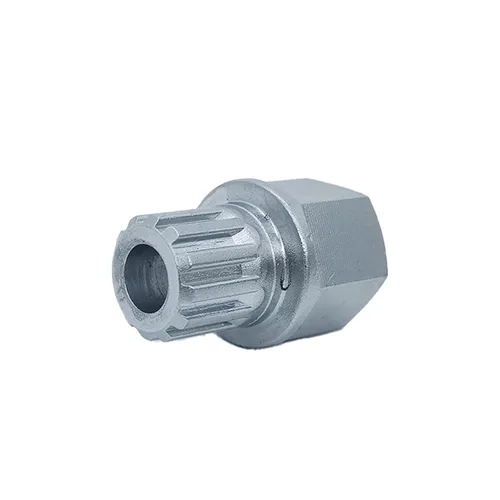 Vista 10 de Llave de bloqueo de rueda de acero cromado para Volkswagen, llave de tornillo antirrobo para tuerca compatible con VW (52)