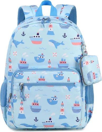 Vista 55 de Mygreen - Mochila escolar con bonitos diseños para niños y niñas, 11.5 x 15.7 x 5.1 pulgadas