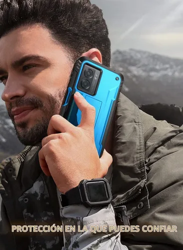 Vista 7 de Poetic Revolution Series - Funda protectora para OnePlus Nord N300 5G, de cuerpo completo, resistente de doble capa, a prueba de golpes, con función