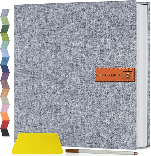 Vista 13 de Popotop Álbum de fotos grande autoadhesivo 4x6 5x7 8x10 Álbum de recortes DIY Libro de imágenes, Regalos para mamá, familia, bebé y boda