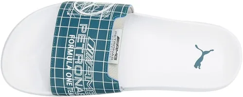 Vista 4 de PUMA Mercedes AMG F1 Leadcat 2.0 - Sandalias blancas para hombre