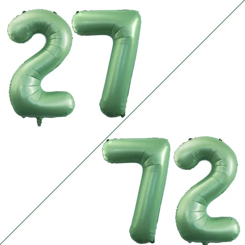 Vista 159 de Goer, conjunto de globos de papel aluminio para decoraciones de cumpleaños, globos de las letras de feliz cumpleaños y de números Oro