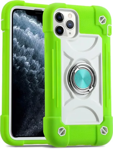 Vista 27 de MARKILL Funda compatible con iPhone Air de 6.5 pulgadas 2025 con soporte de anillo giratorio de 360 grados, protección contra caídas de grado
