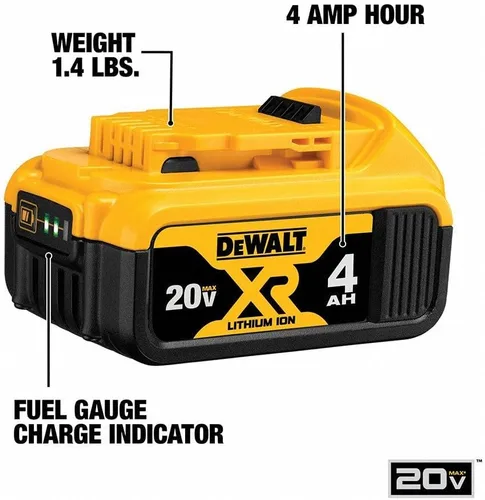 Vista 4 de DeWalt DCB204- 2 20 V max Premium XR Li-Ion, 2