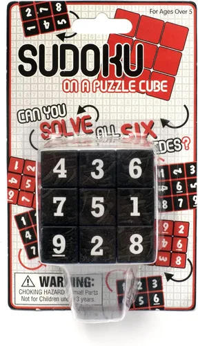 Vista 3 de Loftus Sudoku Puzzle Cube - Una divertida versión portátil del clásico juego de Sudoku, puedes resolver los 6 lados, multicolor