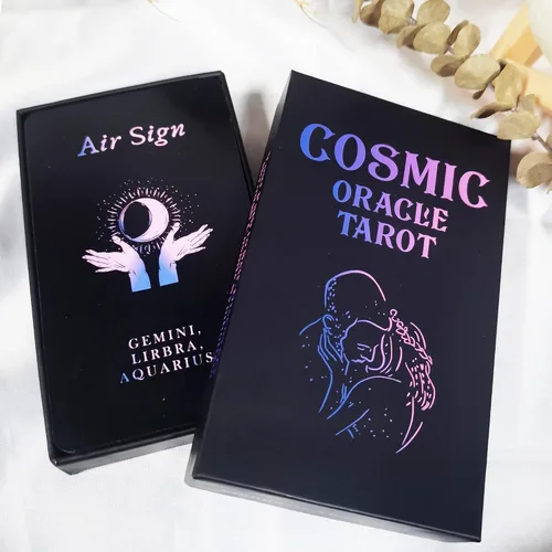 Vista 4 de Han Yu Bowen Cartas de Oráculo de Amor, Cartas de Tarot para Principiantes Cartas de Tarot de Llama Gemela, Cartas de Oráculo Mazos con Significados