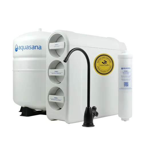 Vista 12 de Aquasana SmartFlow® Filtro de agua de ósmosis inversa Sistema RO bajo el fregadero Certificado WQA hasta el 99,99% de 90 contaminantes