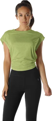 Vista 4 de icyzone - Camisetas de entrenamiento con espalda abierta, para yoga
