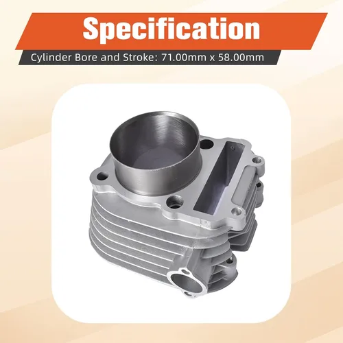 Vista 3 de Labwork Cilindro Junta Pistón Top End Kit Reemplazo para 4BD-11310-01-00 Repuesto para Yamaha Timberwolf 250 YFB250