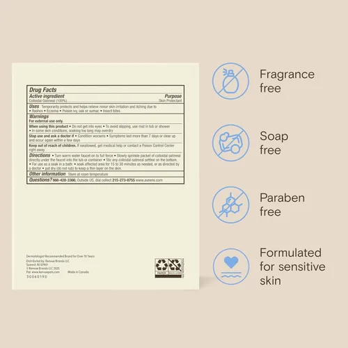 Vista 9 de Tratamiento calmante para baño Aveeno Active Naturals, paquete de 8 cada uno