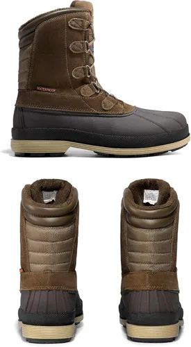 Vista 7 de NORTIV 8 Botas de nieve impermeables aisladas para hombre