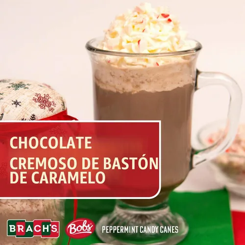 Vista 6 de Brach's Bastones de caramelo de menta rojos y blancos, 12