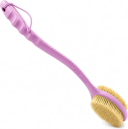 Vista 11 de Avilana Depurador de espalda para ducha, depurador corporal de silicona de 19 pulgadas con asa, limpiador de espalda para hombres y mujeres, cepillo