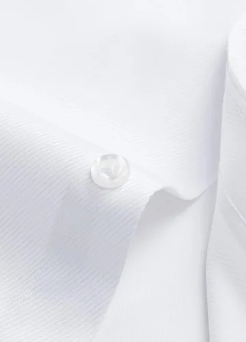 Vista 4 de JVER - Camisas de hombre para vestir con corte francés de ajuste regular manga larga para gemelos de metal