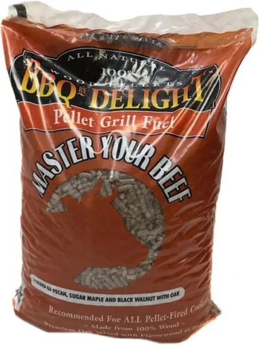 Vista 8 de BBQR's Delight - Gránulos para ahumar de madera con sabor a manzana, 20 libras