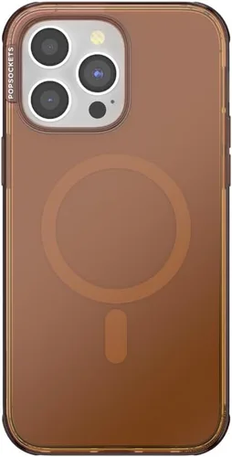 Vista 128 de PopSockets Funda para iPhone 17 Pro Max con MagSafe, color borgoña