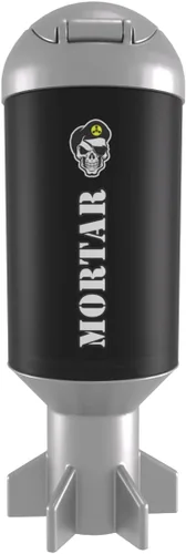 Vista 2 de Mortero Shaker Cup Botella agitadora con temática militar Taza de proteína a prueba de fugas con compartimento de almacenamiento Mezcla