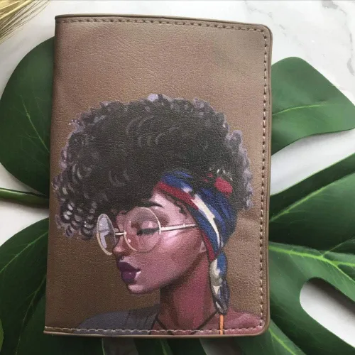 Vista 4 de Juego de portaequipajes para mujer afroamericana