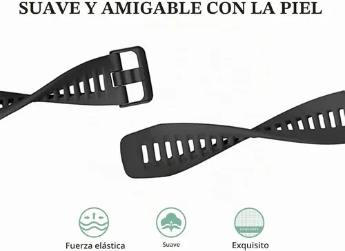 Vista 6 de Compatible con Garmin Instinct Solar/Tactical/Esports/Tide, 0.866 pulgadas de ancho, correa de repuesto de silicona suave para Garmin Instinct 2/2