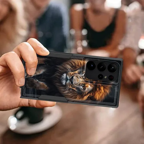 Vista 164 de Funda para Galaxy A14 5G, resistente de doble capa híbrida de policarbonato duro, goma suave, a prueba de golpes, funda protectora resistente